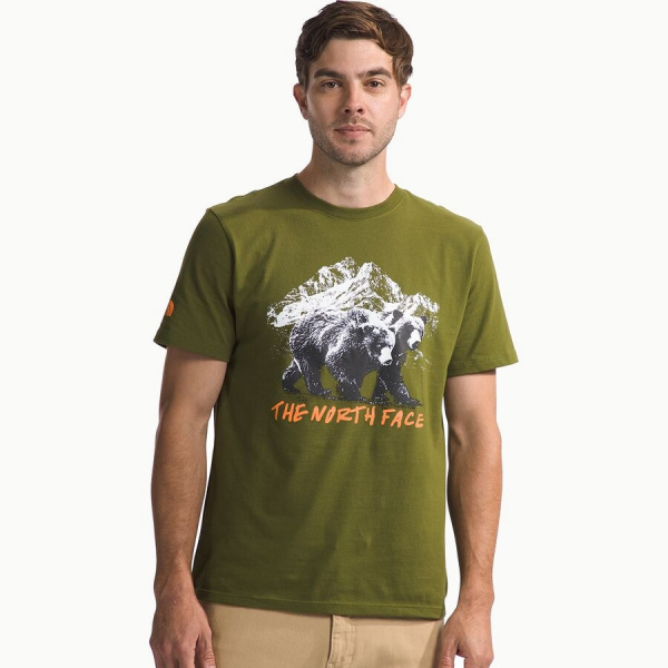Футболка TNF S/S Bears Tee (Мужской; L; ForestOlive)
